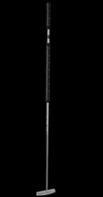 Load image into Gallery viewer, Bell II 410 Left Hand Broomstick No-Anchor Belly Style Long Sternum Putter &quot;Matte Silver Finish&quot;-&quot;Left Hand&quot;
