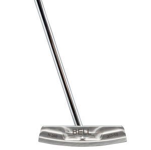 Bell N-360 No Offset Mid-Length Standard Blade Center Shaft Polished Golf Putter - "Right Hand"