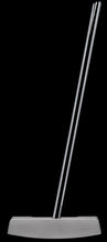 Load image into Gallery viewer, Bell V 450 Mid-Length Upright Lie 79 Degrees Golf Putter 36" to 43" Pendulum Matte Silver Finish - "Right Hand"