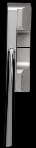 Bell V 450 Upright Lie Pendulum Style Jumbo-Oversize Golf Putter - Matte Silver Finish - "Right Hand"