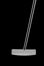 Load image into Gallery viewer, Bell III SS-365 Left Hand Side Saddle Face-On Half-Mallet Broom Style Matte Putter