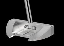 Load image into Gallery viewer, Bell III SS-365 Left Hand Side Saddle Face-On Half-Mallet Broom Style Matte Putter