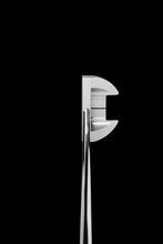 Load image into Gallery viewer, Bell III SS-365 Left Hand Side Saddle Face-On Half-Mallet Broom Style Matte Putter
