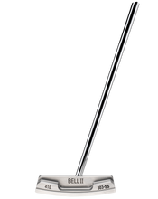 Load image into Gallery viewer, Bell II N-410 No Offset Mid-Length Oversize Center Shaft Blade Golf Putter -" Left Hand"-"Matte Finish"