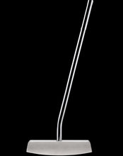 Load image into Gallery viewer, Bell II SS-410 Left Hand Side Saddle Face-On Broom style Putter - "Matte Silver Finish"