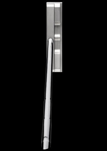 Bell N-360 No Offset Right Hand Standard Blade Center Shaft Putter - "Matte Silver Finish"