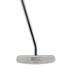 Load image into Gallery viewer, Bell SS-400 Left Hand Side Saddle Face-On Broom Style Polished Putter - "Left Hand"