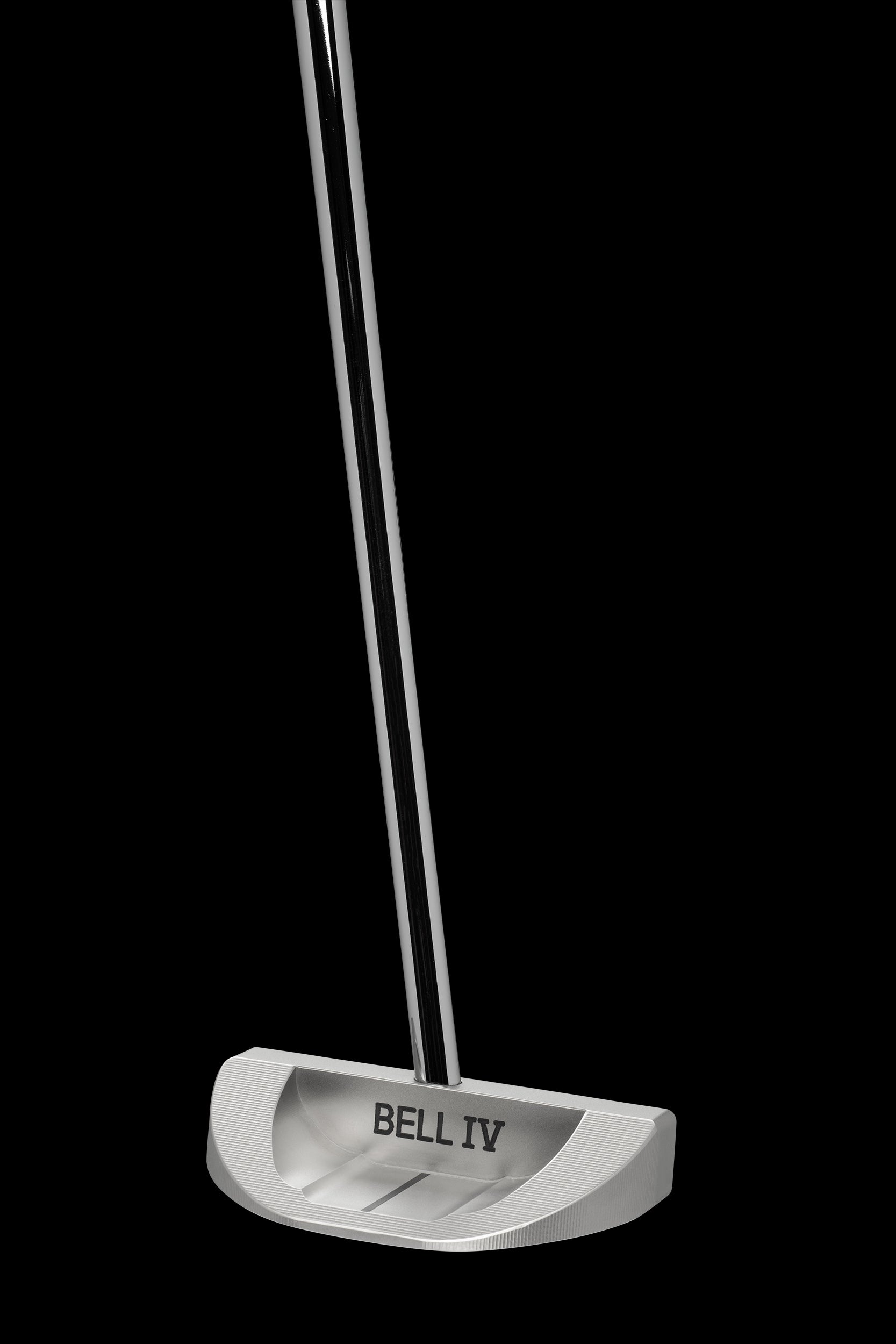 Bell IV 390 Long No-Anchor Belly Broom Style Mallet Putter - Toe Balance "Matte, Left Hand