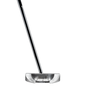 Bell III N-365 Non-Offset Mid-Length Mallet Standard Center Shaft Polished Golf Putter - "Right Hand"