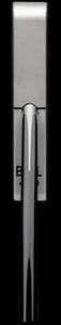 Bell Upright Lie (79 Degrees) Two-Way 450 Jumbo Face Balanced Golf Putter Matte Silver- "Putt RH/LH"