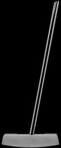 Bell V 450 Upright Lie Pendulum Style Jumbo-Oversize Golf Putter - Matte Silver Finish - "Right Hand"