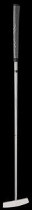 Bell V 450 Left Hand Upright Lie Pendulum Style Jumbo-Oversize Golf Putter - Matte Silver Finish - "Left Hand"