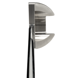 Bell III SS-365 Left Hand Side Saddle Mallet Face-On Polished Putter - "Left Hand"