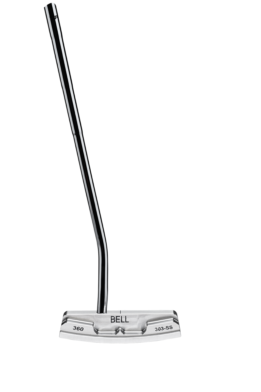 Bell H-360 Right Hand Half-Offset Upright Lie 76 Degrees Face Balance Polished Putter - 